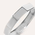 anello fedina l'homme or oro bianco collezione l'homme or misura 62 oro bianco