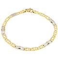 bracciale uomo in oro giallo e bianco mmv100gb21