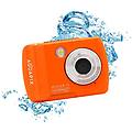 aquapix w2024 splash arancione fotocamera digitale