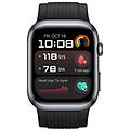 watch d2 smartwatch compatibile con ios e android. versione con cinturino nero.