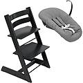 tripp trapp con newborn set black