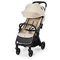 sedia passeggino apino leggera pieghevole ruote solide beige
