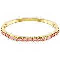 bracciale rigido matrix taglio baguette forma ottagonale rosa placcato color oro m
