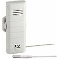 dostmann weatherhub temperature transmitter and waterproof sensor