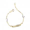 bracciale bimbi oro bianco giallo gl101599