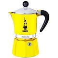 METABO rainbow caffettiera colorata alluminio giallo 3 tazze