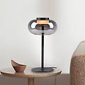 lampada led da tavolo sia nero/grigio fumo 3. 000 k