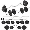- set bilanciere e manubri da 30 kg