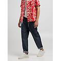 pantalone tapered fit in denim