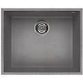 Elleci Lavello Quadra 105 Granitek Sottotop 54x44 Cm 1 Vasca Colore Grigio Cemen