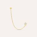 ear cuff bon ton oro giallo cubic zirconia collezione bon ton oro giallo