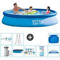 - piscina fuori terra in giro 366x76 cm blu include accessori coordinati a1020