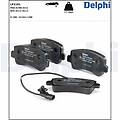 delphi set di pastiglie freno lp2191 posteriore