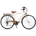 bicicletta uomo passeggio misura 28 bici da città con cambio beige vintage retrò