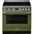 cpf9ipog centro cottura con piano cottura a induzione linea design portofino verde oliva lxpxa circa