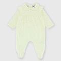 tutina in ciniglia da neonata beige taglia 1m