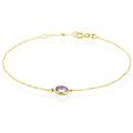 bracciale amélie oro giallo ametista collezione amélie oro giallo