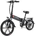 20lvxd30-ii bicicletta elettrica pieghevole 20 batteria 48v 10ah