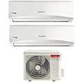 ariston thermo condizionatore fisso dual split inverter unita` esterna + 2 unita` interne 9. 000 +