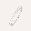 anello riviere claire oro bianco cubic zirconia collezione claire misura 55 oro bianco