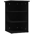 - credenza nera 35x35x55 cm in legno multistrato