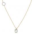 collana donna oro giallo bianco gl100289