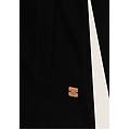 felpa donna con zip e collo alto con dettagli animalier nero donna extra large