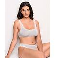 bralette con ferretto in tencel modal con seta / grigio melange chiaro / s grigio melange chiaro