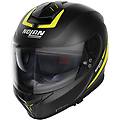 casco moto integrale n80. 8 staple n-com 055 nero giall taglia s