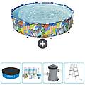 - piscina fuori terra in giro 305x66 cm multi include accessori coordinati cb4