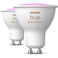 lampadina led hue gu10 4 2 w rgbw bluetooth zigbee dimmerabile confezione da 2