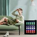 frigo e refrigeratore per bevande da 46l con ripiani rimovibili regolabili mini frigorifero per
