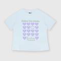 t-shirt in jersey da bambina bianco taglia 6