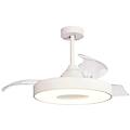 ventilatore da soffitto coin bianco d. 50 cm