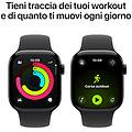 APPLE watch series 11 42mm m/l gps alluminio jet black sport band nero