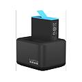 caricabatterie + batteria dual charger enduro bat