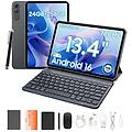 tablet pad 200 wifi + 4g 13 4 24gb 256gb grigio con teclado e stylus pen
