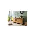 credenza in legno di quercia selvatica 190x45x85 quercia naturale oliato villanders #151