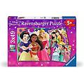 puzzle disney princess assortito 3x49 pezzi