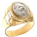 anello uomo in oro bianco e giallo 803321700382