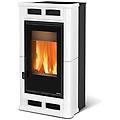 - stufa legna flo' bianca vent. 8kw 7114500