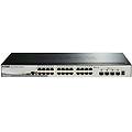 smartpro dgs-1510-28x switch l3 gestito 24 x 10-100-1000 + 4 x 10 gigabit sfp+ desktop montabile su