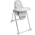 artsana polly armonia seggiolone pappa per bambini colore steel