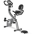 cyclette pieghevole con display lcd e 10 livelli di resistenza