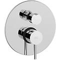 miscelatore doccia ad incasso con tre uscite serie light lig019cr cromato ottone