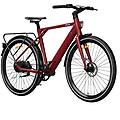 bicicletta elettrica amano s900 250w 36v 10ah 28 rossa