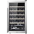 bolero grandsommelier 2450 cantinetta nera e inox 24 bottiglie sistema di raffreddamento a