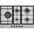 Beko Hial75225sxe Piano Cottura Acciaio Inossidabile Da Incasso 75 Cm Gas 5 Forn