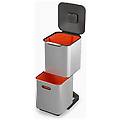 Joseph Joseph 30063 Pattumiera Totem Compact 40 Litri Colore Inox 30063