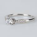 anello solitario silver elegance argento rodiato cubic zirconia collezione silver elegance misura 58